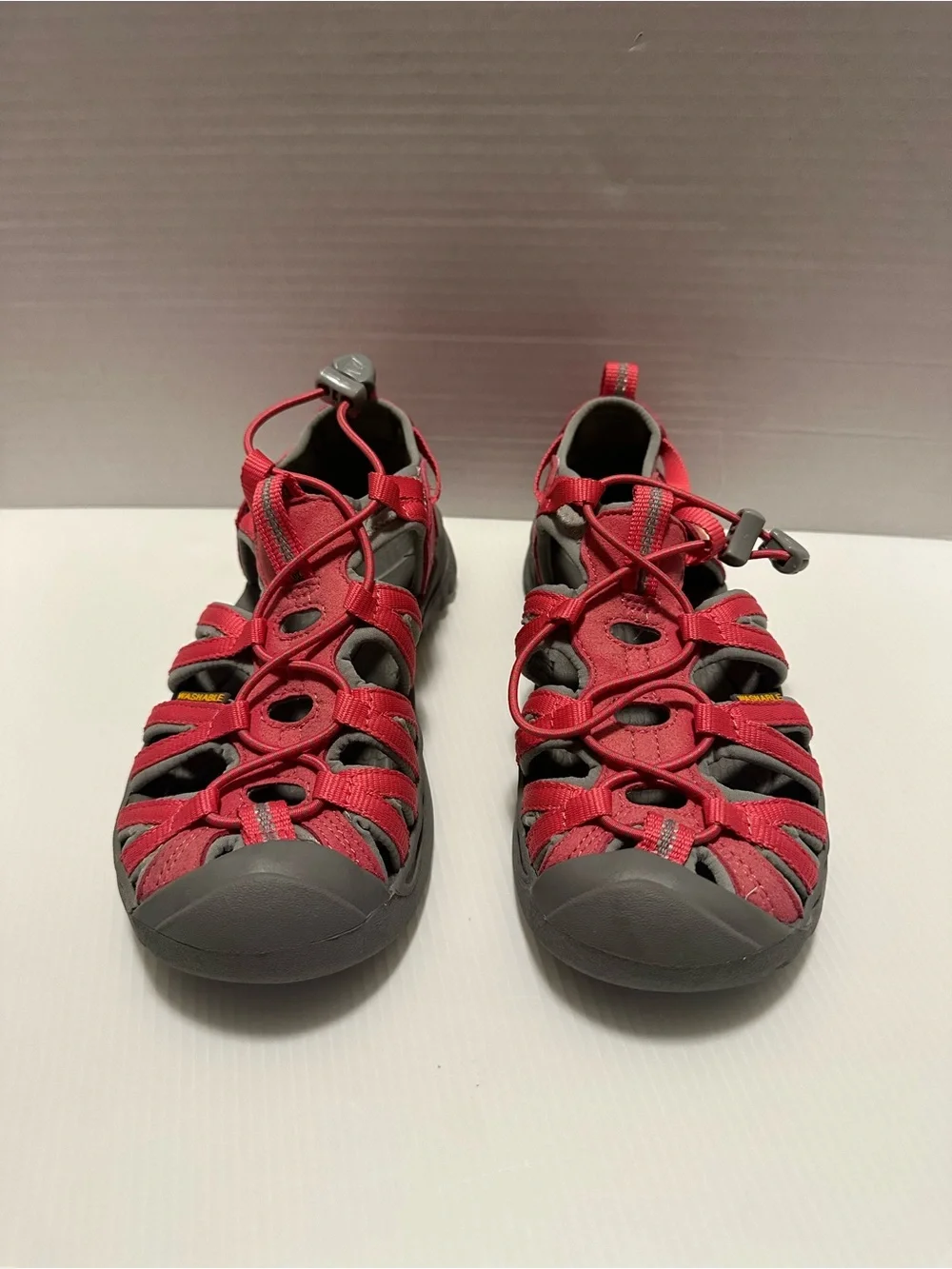 Keen Kids Coral Pink and Gray Closed-Toe Sport Sandals
